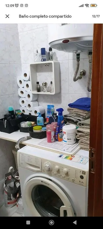 Habitacion Privada, Apartamento Centro Malaga Cerca De La Playa ספרד